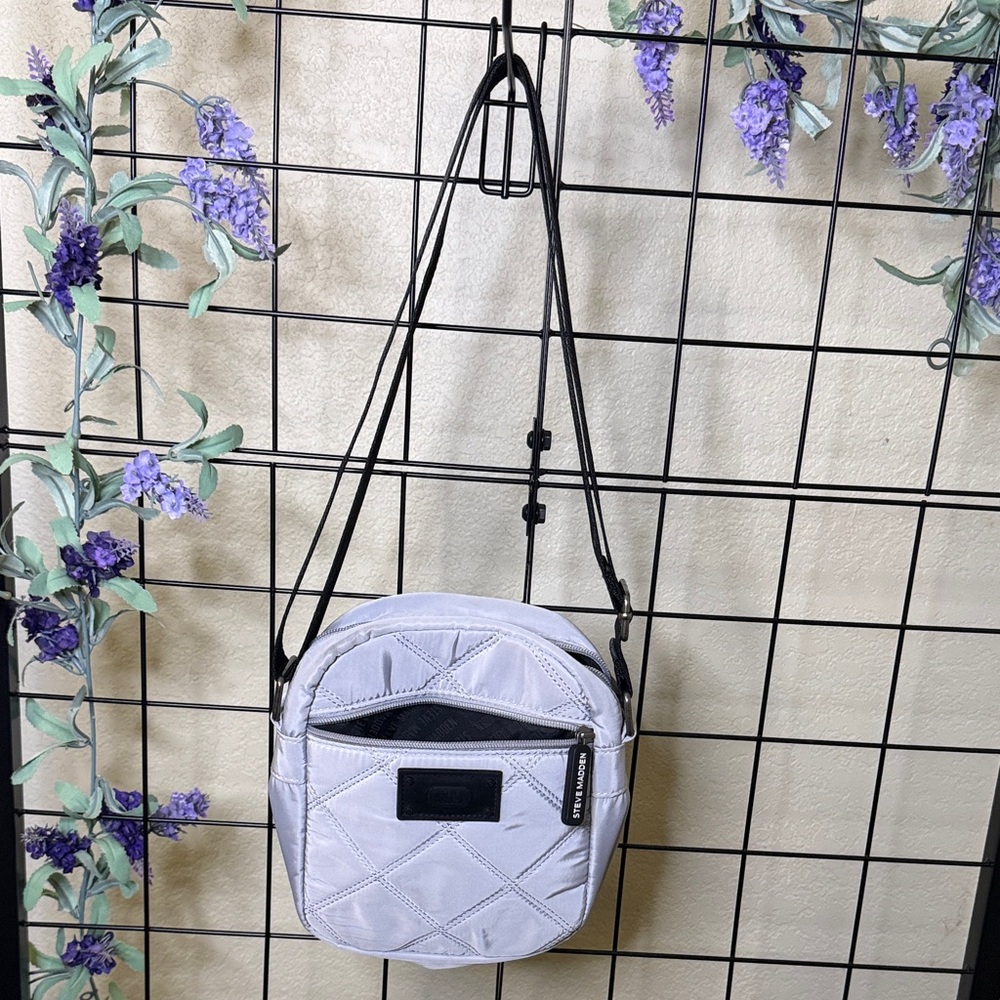 Steve Madden Quilted Grey Bag